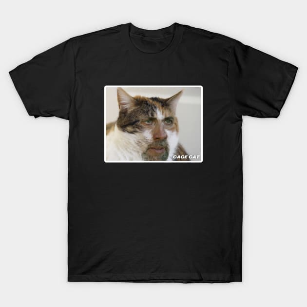 Cage Cat T-Shirt by NineBlack